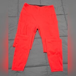 ODODOS High Waisted Yoga Leggings Pants with Pockets Sz: SMALL